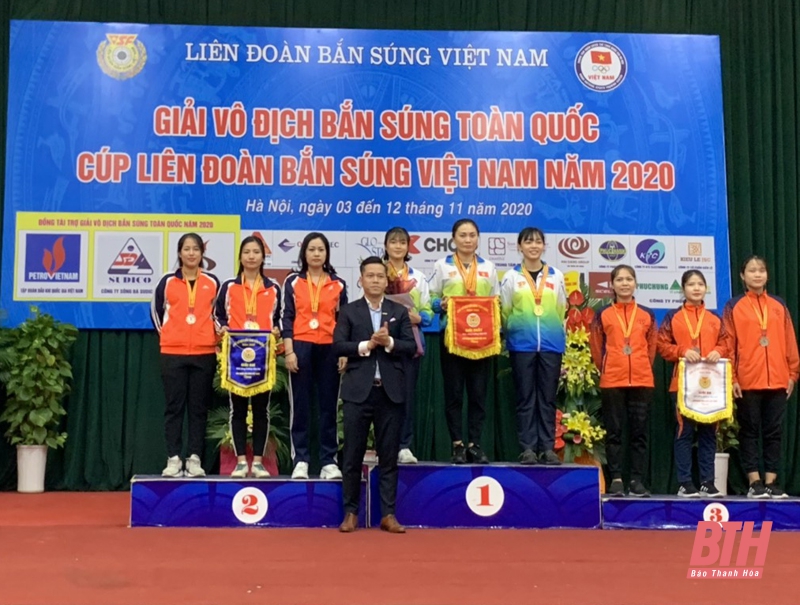 VĐV Thanh Hóa thi đấu xuất sắc tại Giải vô địch bắn súng Quốc gia