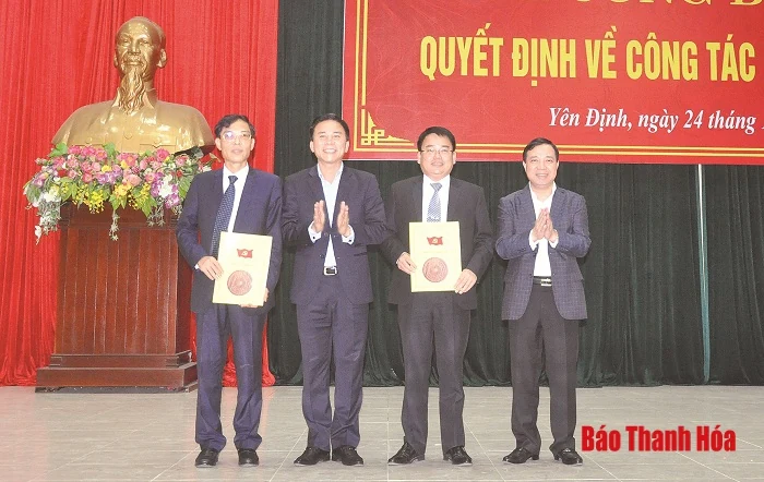 Sở Giao thông - Vận tải có Giám đốc mới, Yên Định có tân Bí thư Huyện ủy
