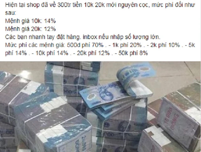 Tết Nguyên đán: Đổi tiền lẻ không đúng quy định sẽ bị xử phạt