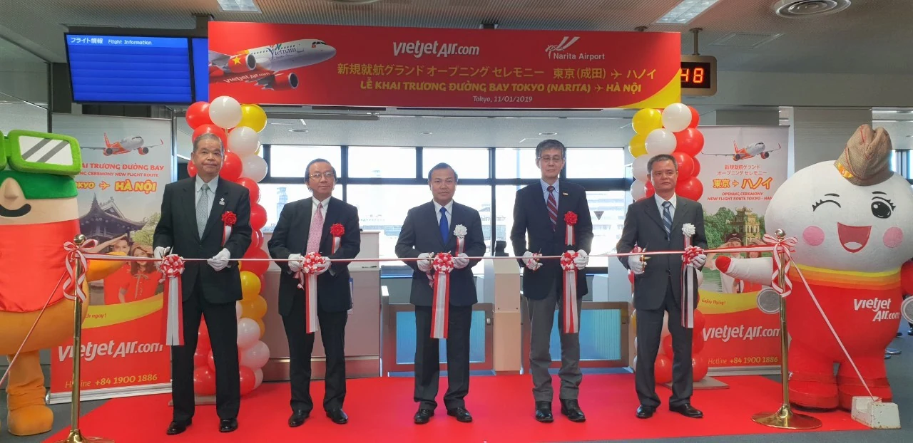 Vietjet liên tục mở rộng mạng bay quốc tế đến Nhật Bản với đường bay thứ 3 kết nối Hà Nội và Tokyo