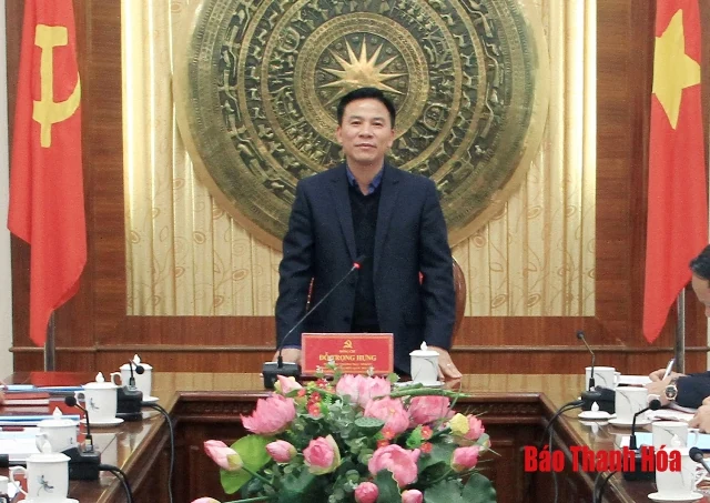 Thường trực Tỉnh ủy giao ban với các ban Đảng