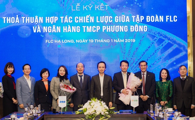 Tập đoàn FLC và Ngân hàng Ph ươ ng Đô ng ký thỏa thuận hợp tác toàn diện