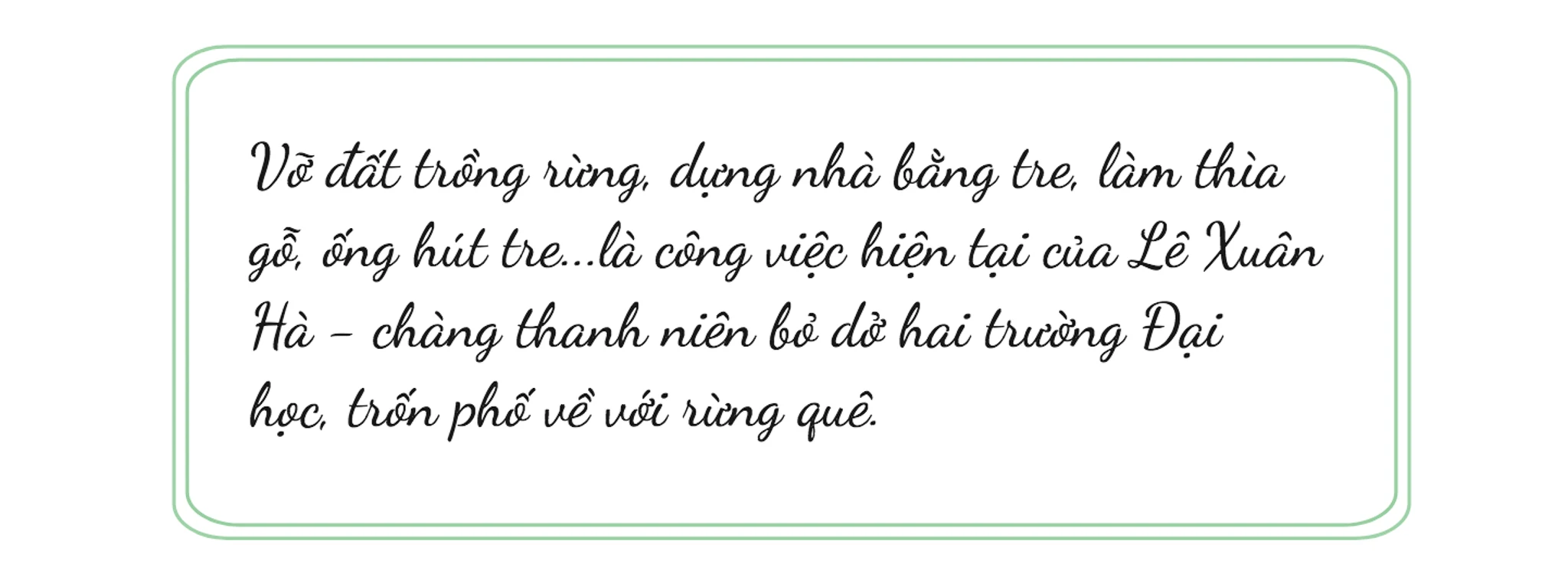 “Hà điên” và câu chuyện khởi nghiệp từ chiếc thìa gỗ