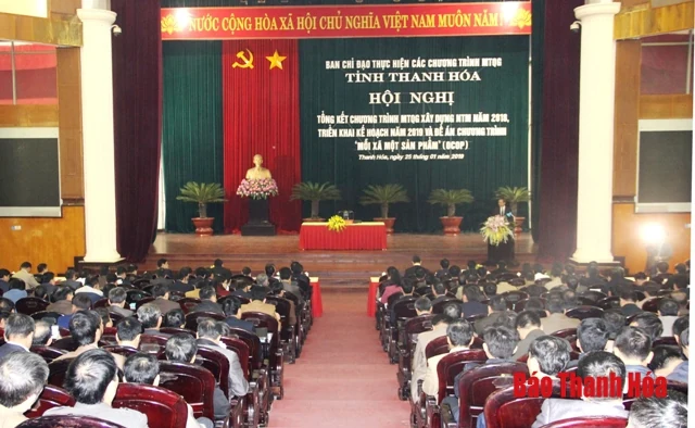 Tập trung thực hiện các giải pháp đẩy mạnh công tác xây dựng nông thôn mới