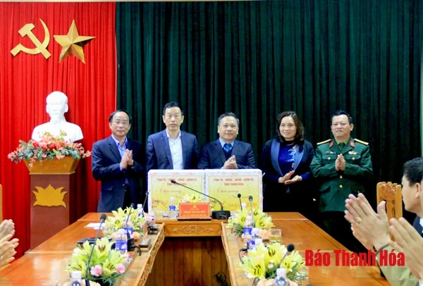 Phó Chủ tịch Thường trực HĐND tỉnh Phạm Thanh Sơn kiểm tra tình hình đời sống, sản xuất tại huyện Triệu Sơn