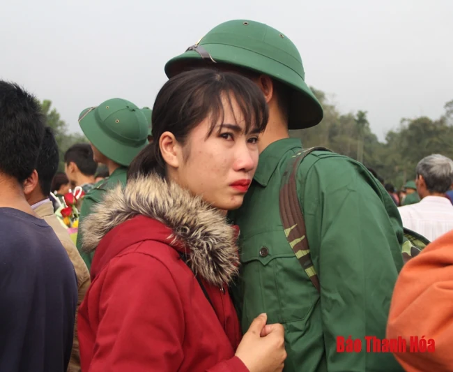 Những hình ảnh ấn tượng trong ngày hội tòng quân tại Thanh Hóa