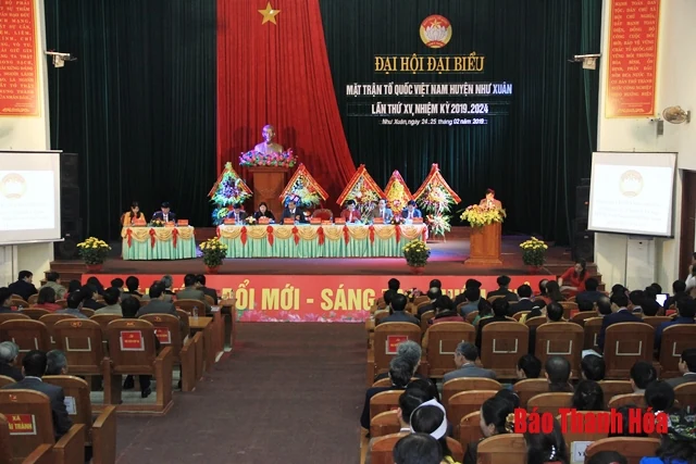 Đại hội MTTQ huyện Như Xuân lần thứ XV, nhiệm kỳ 2019 - 2024