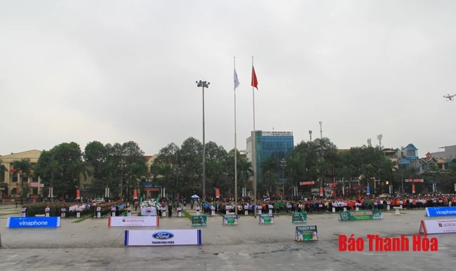 Thanh Hóa: Hơn 7.000 người tham gia Ngày chạy Olympic vì sức khỏe toàn dân