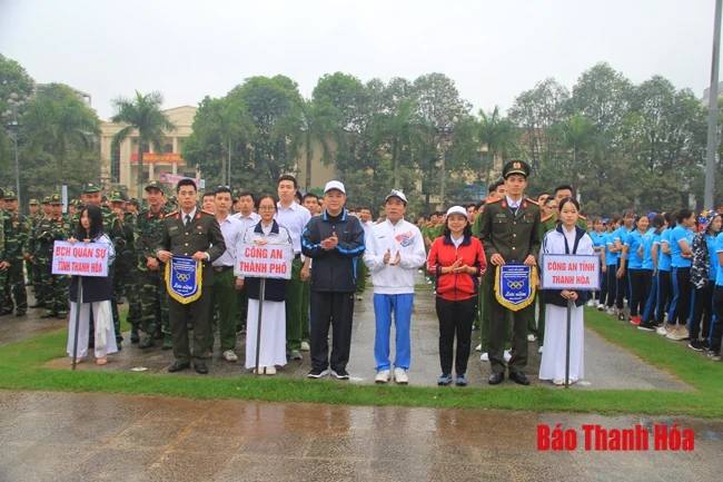 Thanh Hóa: Hơn 7.000 người tham gia Ngày chạy Olympic vì sức khỏe toàn dân