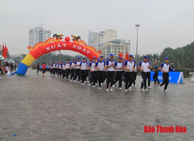 Thanh Hóa: Hơn 7.000 người tham gia Ngày chạy Olympic vì sức khỏe toàn dân