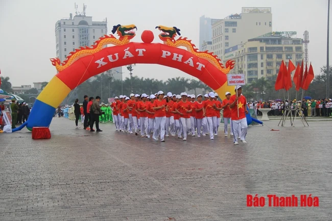 Thanh Hóa: Hơn 7.000 người tham gia Ngày chạy Olympic vì sức khỏe toàn dân