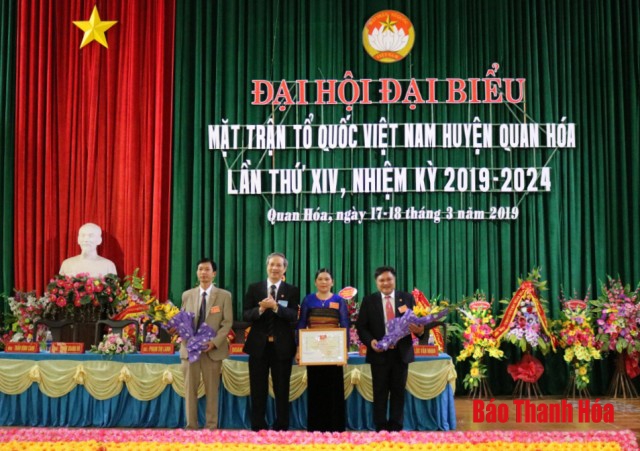 Đại hội MTTQ huyện Quan Hóa lần thứ XIV, nhiệm kỳ 2019 - 2024