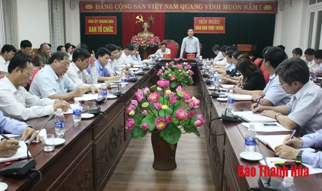 Giao ban trực tuyến toàn quốc về công tác tổ chức xây dựng Đảng