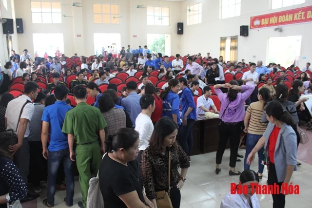 Huyện Quảng Xương: Hơn 1.400 người tham gia hiến máu tình nguyện