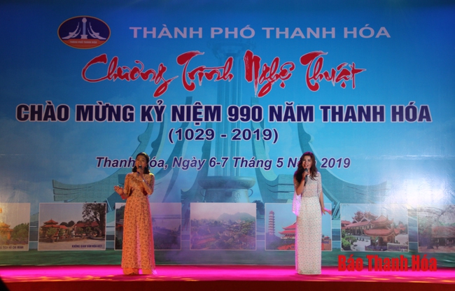 TP Thanh Hóa tổ chức chương trình nghệ thuật chào mừng 990 năm Thanh Hóa