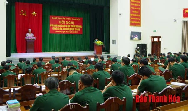 Đảng ủy Quân sự tỉnh sơ kết 5 năm thực hiện Cuộc vận động “Phát huy truyền thống, cống hiến tài năng, xứng danh Bộ đội Cụ Hồ”