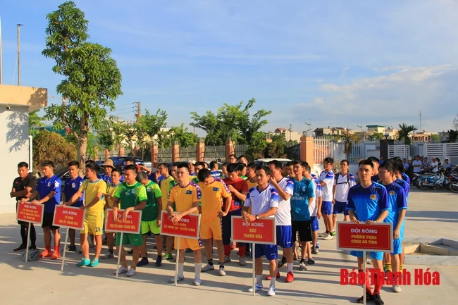 Khởi tranh giải bóng đá Người làm báo Thanh Hóa lần thứ IV – Cúp Agribank 2019