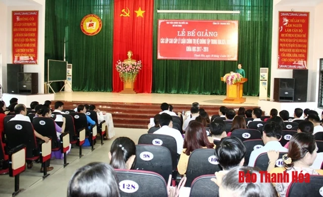 Bế giảng các lớp cao cấp lý luận chính trị hệ không tập trung, khóa học 2017-2019