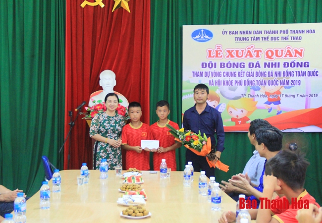 U11 Thanh Hóa xuất quân tham gia các giải bóng đá quốc gia 2019