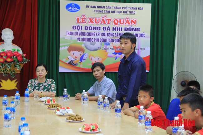 U11 Thanh Hóa xuất quân tham gia các giải bóng đá quốc gia 2019