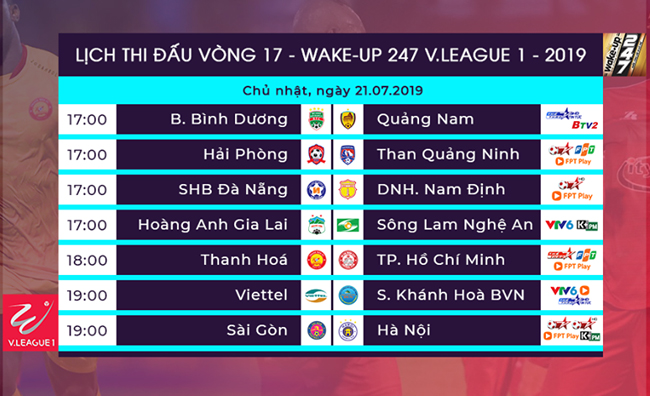 Vòng 17 V.League 2019, Thanh Hóa – TP Hồ Chí Minh: Thắng để lấy lại thể diện