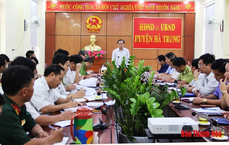 Huyện Hà Trung cần đẩy mạnh hơn nữa các biện pháp bảo vệ rừng, phòng cháy, chữa cháy rừng