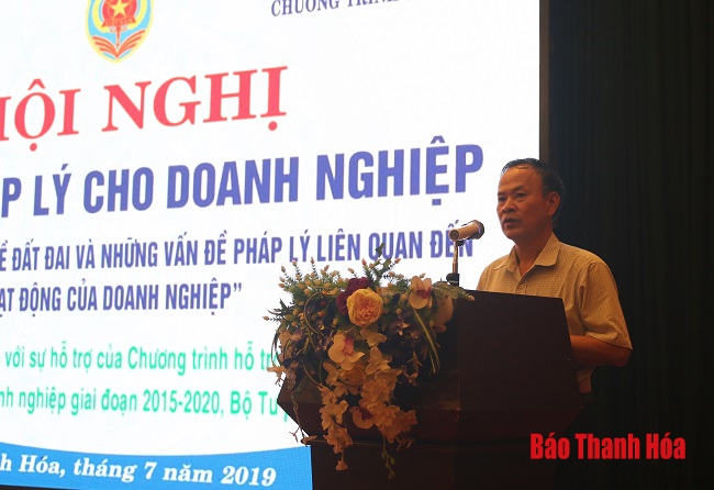 Pháp luật về đất đai và những vấn đề pháp lý liên quan đến hoạt động của doanh nghiệp