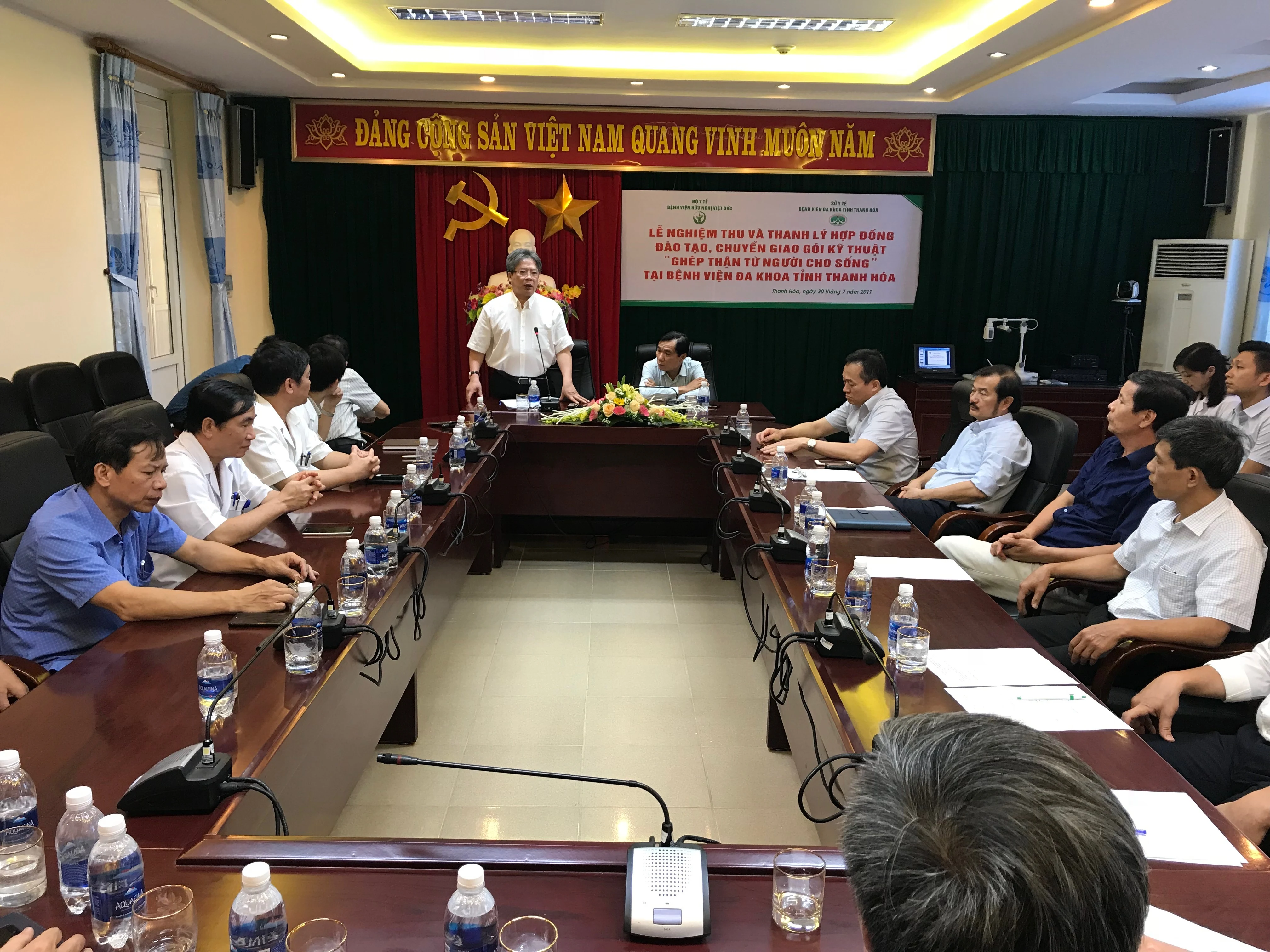 Thanh lý hợp đồng đào tạo, chuyển giao kỹ thuật “ghép thận từ người cho sống” tại Bệnh viện Đa khoa tỉnh Thanh Hóa