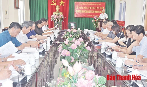 Ngành tuyên giáo Thanh Hóa phát huy truyền thống vẻ vang, tiếp tục làm tốt nhiệm vụ trong tình hình mới