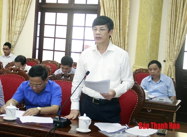 Thường trực Tỉnh ủy bàn giải pháp, cơ chế, chính sách khôi phục sản xuất, ổn định đời sống nhân dân vùng bị thiệt hại do lũ