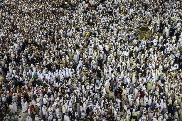 Khoảng 2,5 triệu tín đồ Hồi giáo bắt đầu hành hương về Mecca