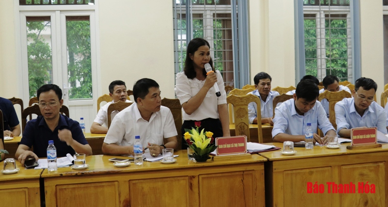 Thẩm định, công nhận đạt chuẩn nông thôn mới cho 2 xã của huyện Thường Xuân