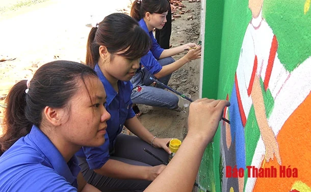 Đường tranh bích họa, nét đẹp vùng quê