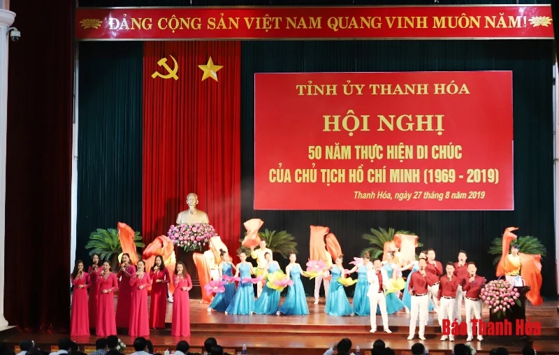 Tỉnh Thanh Hóa tổ chức hội nghị 50 năm thực hiện Di chúc của Chủ tịch Hồ Chí Minh