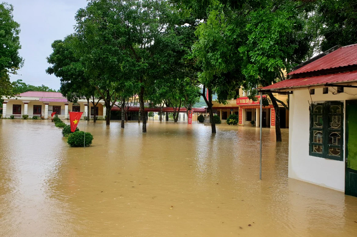 Huyện Thường Xuân: Nhiều tuyến đường bị chia cắt do ngập lụt
