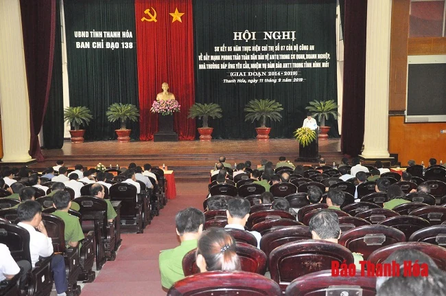 Tiếp tục đẩy mạnh phong trào toàn dân bảo vệ an ninh Tổ quốc trong cơ quan, doanh nghiệp, nhà trường