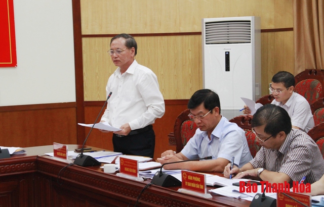 UBND tỉnh họp thường kỳ tháng 9: Tập trung thực hiện các giải pháp phấn đấu hoàn thành kế hoạch năm 2019
