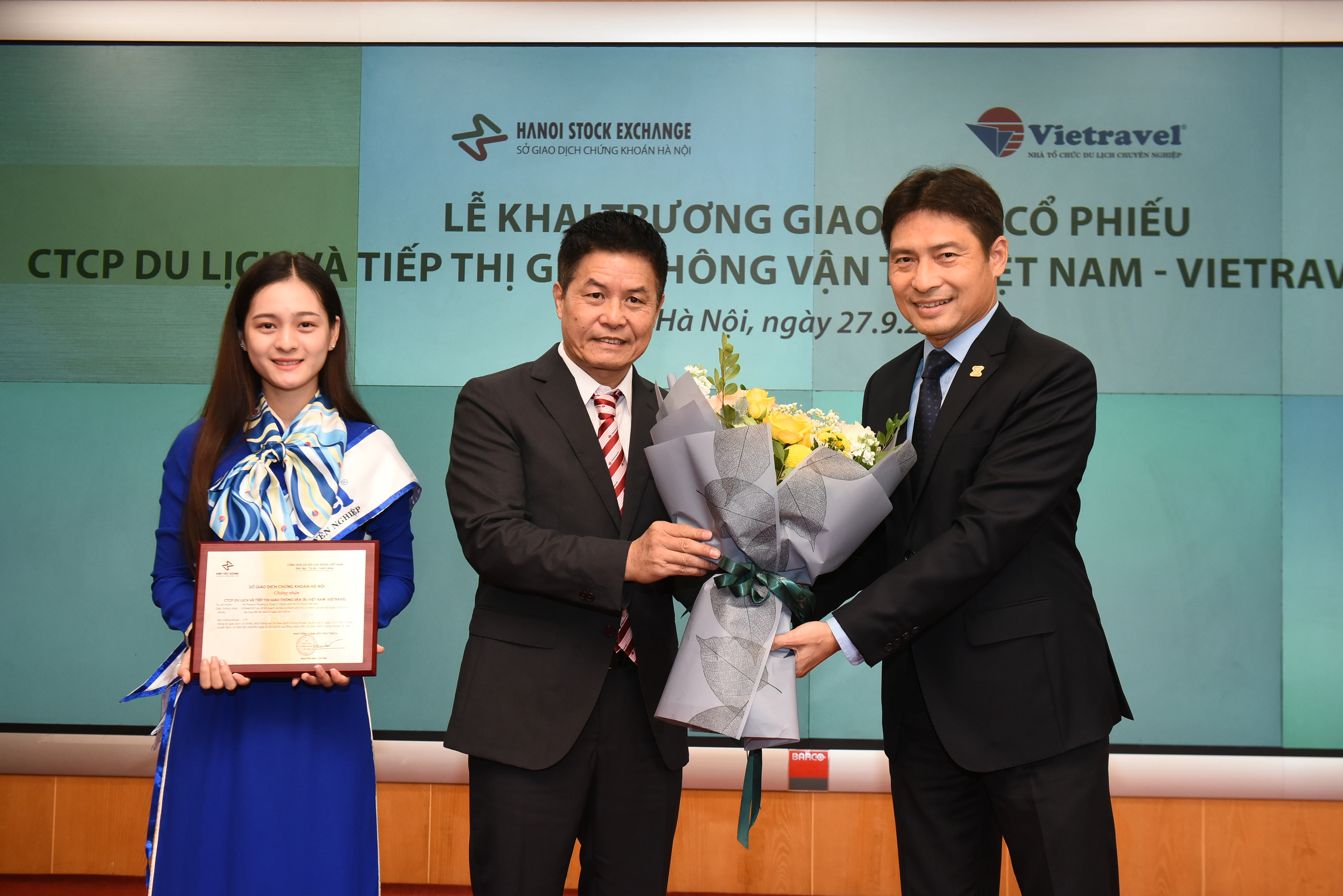 Vietravel chính thức niêm yết trên sàn UPCOM với mã chứng khoán VTR