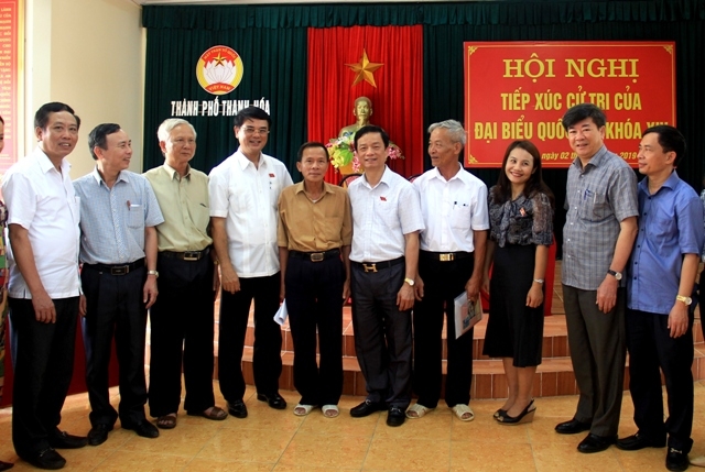 Đoàn ĐBQH tỉnh Thanh Hóa tiếp xúc cử tri TP Thanh Hóa