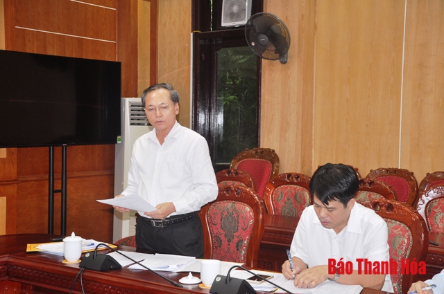 Đoàn ĐBQH tỉnh làm việc với UBND, Ủy ban MTTQ và các cơ quan khối tư pháp