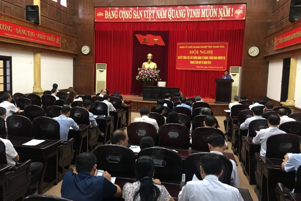 Đảng uỷ Khối doanh nghiệp tỉnh: Xây dựng, củng cố tổ chức cơ sở đảng vững mạnh