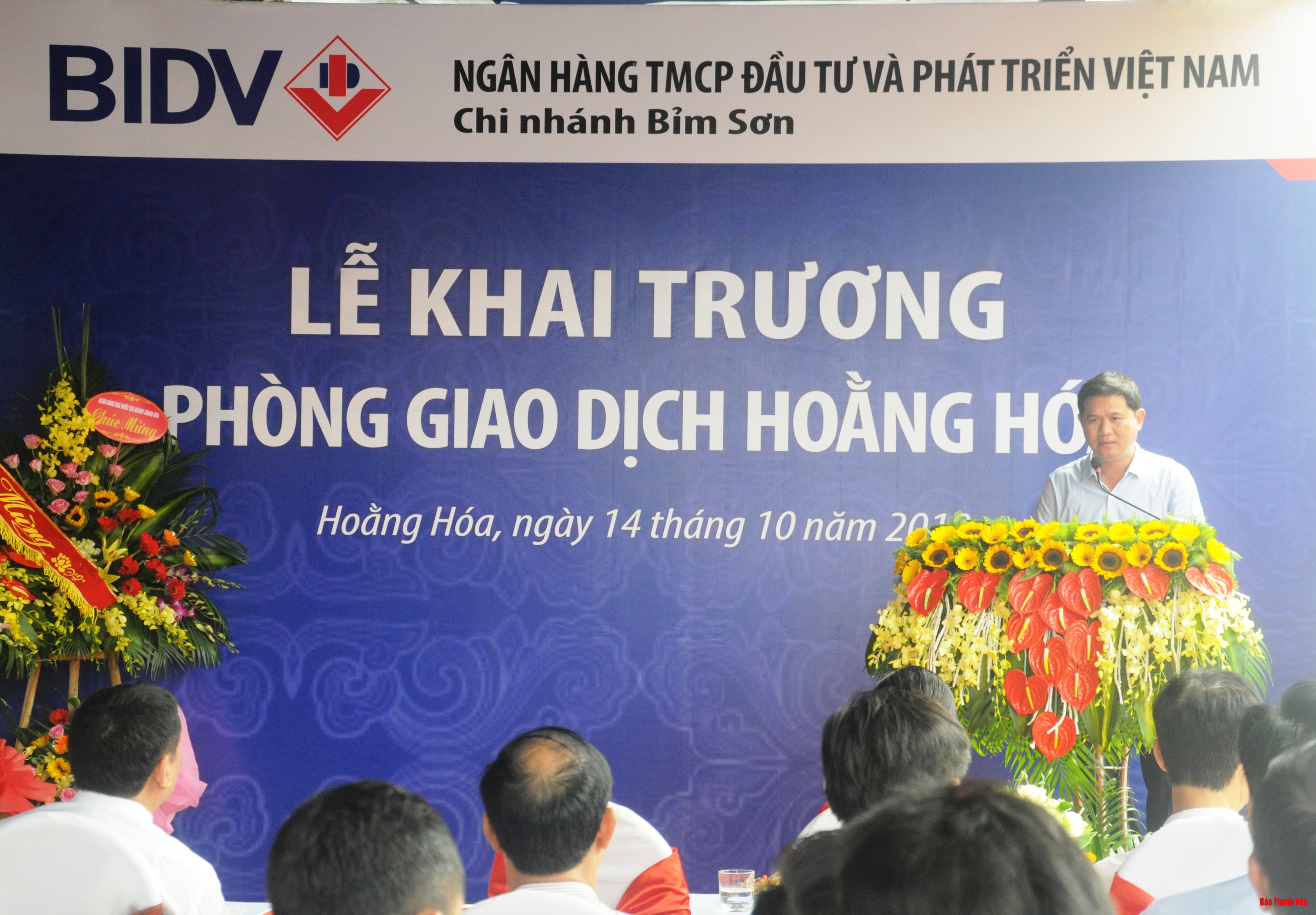 Ngân hàng BIDV - Chi nhánh Bỉm Sơn khai trương phòng giao dịch Hoằng Hóa