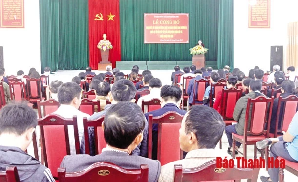 Hôm nay, 1-12-2019, các xã, thị trấn mới sắp xếp, sáp nhập chính thức đi vào hoạt động