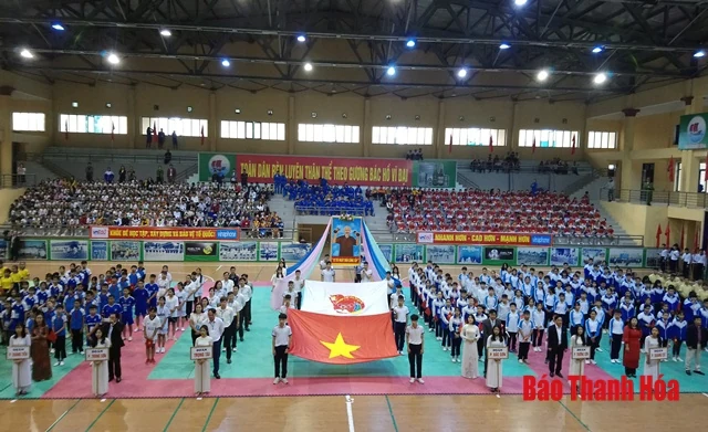 Khai mạc Hội khỏe Phù Đổng thành phố Sầm Sơn lần thứ X
