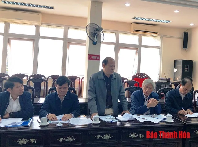 Nghe báo cáo dự thảo Đề án “Sắp xếp các cơ quan báo chí tỉnh Thanh Hóa theo Quy hoạch phát triển và quản lý báo chí toàn quốc đến năm 2025”