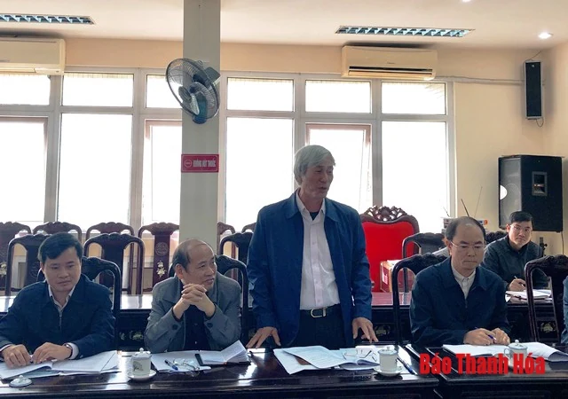 Nghe báo cáo dự thảo Đề án “Sắp xếp các cơ quan báo chí tỉnh Thanh Hóa theo Quy hoạch phát triển và quản lý báo chí toàn quốc đến năm 2025”