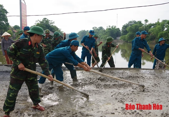 Chung sức xây dựng nông thôn mới, góp phần củng cố “thế trận lòng dân”