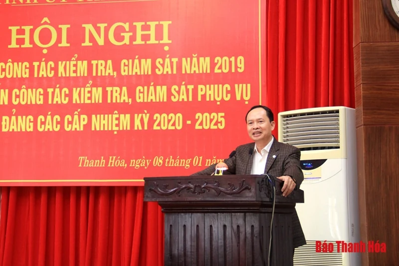 Thực hiện tốt công tác kiểm tra, giám sát, phục vụ tổ chức thành công đại hội Đảng các cấp