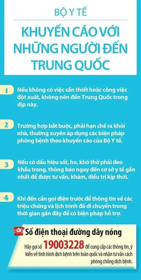 Phòng chống virus Corona: Khuyến cáo mới nhất của Bộ Y tế