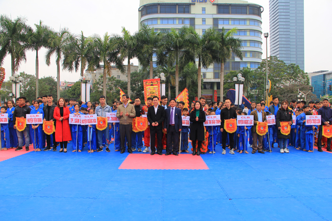 Hội diễn Vovinam tỉnh Thanh Hóa, biểu diễn lân – sư TP Thanh Hóa mở rộng Xuân Canh Tý 2020